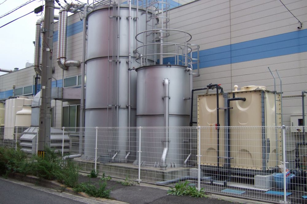 レトルト食品工場排水処理装置